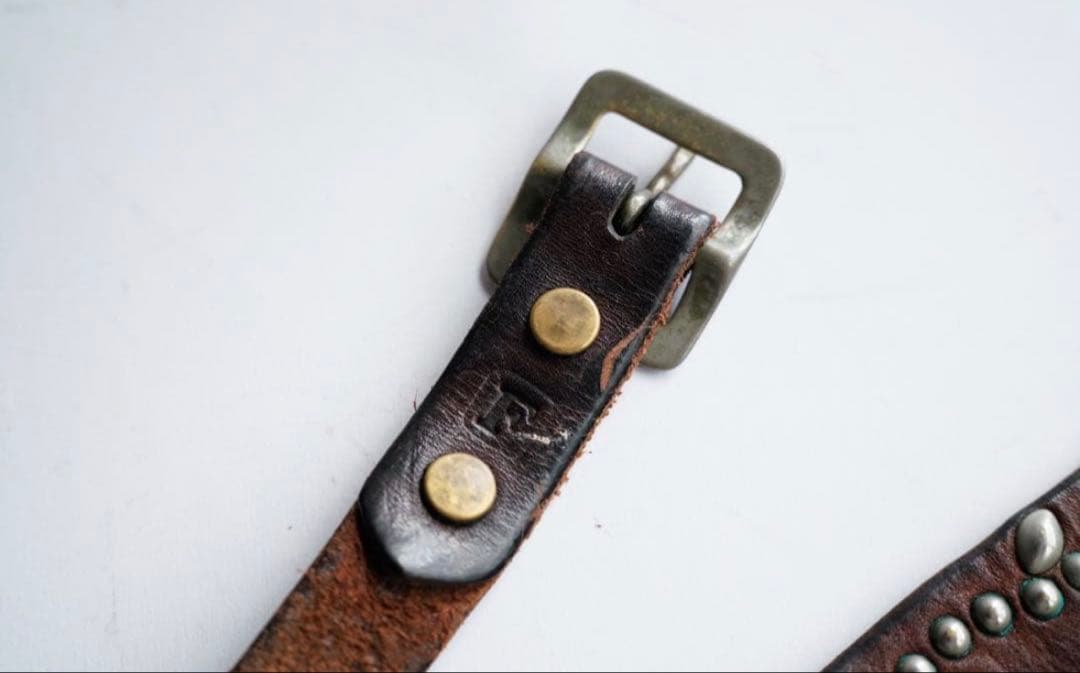 HTC ナローベルト　スタッズ　アメカジ　RRL vintage 古着
