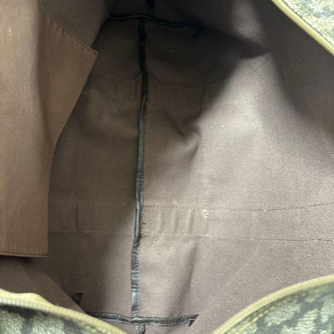 イヴサンローラン　ボストンバッグ　ジラフ柄　肩掛け　大容量　PVC 旅行バッグ