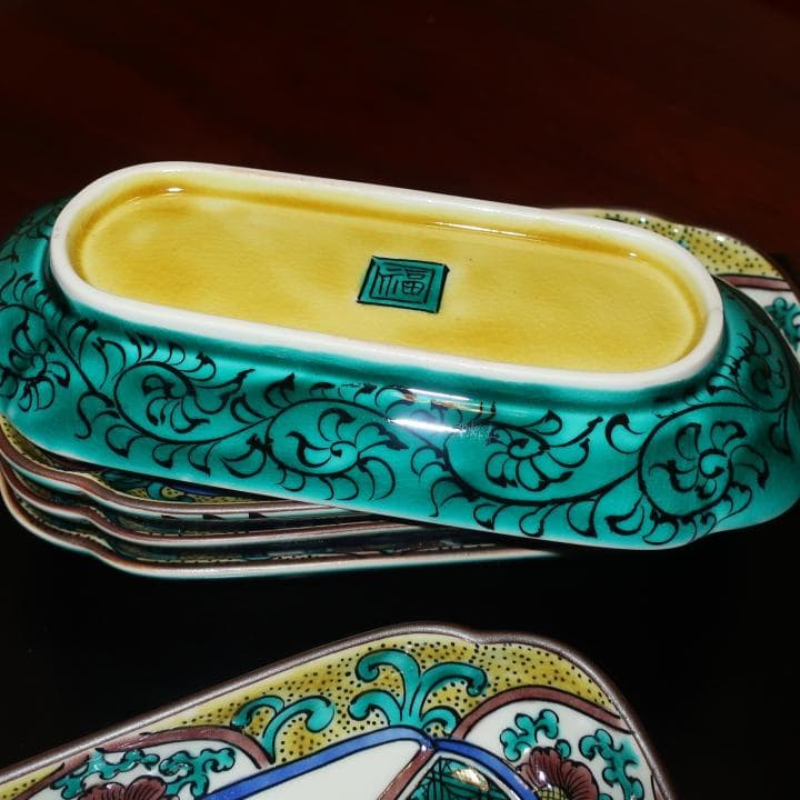 ☆彡高級割烹和皿 突き出し皿 取皿 九谷焼 吉田屋花鳥 （2枚～購入可）