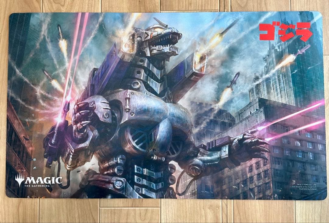 【3個セット】メカゴジラ　キングギドラ　バトラ　プレイヤーズラバーマット　MTG