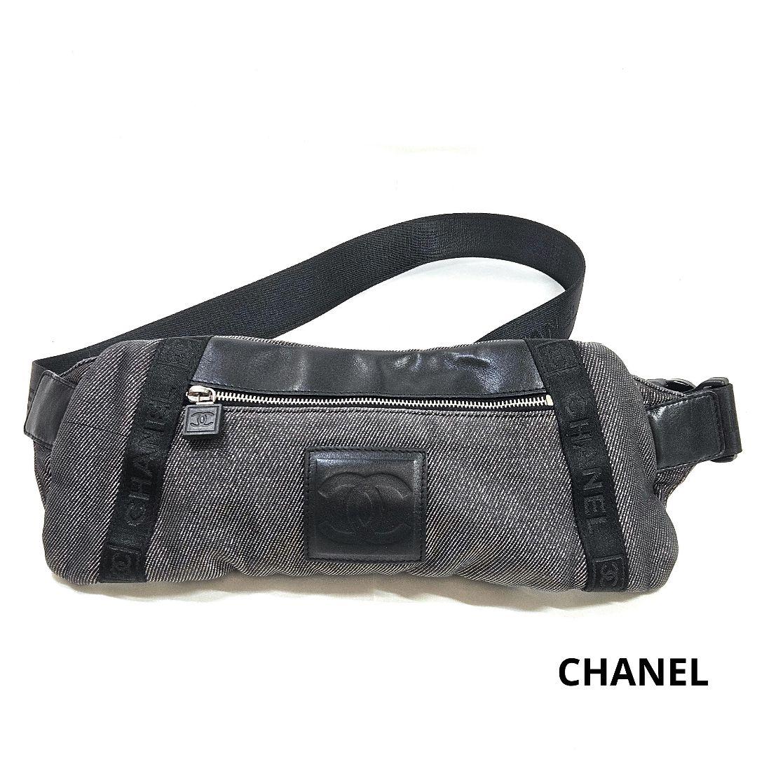 シャネル ココマーク スポーツライン ボディバッグ ウエストバッグ