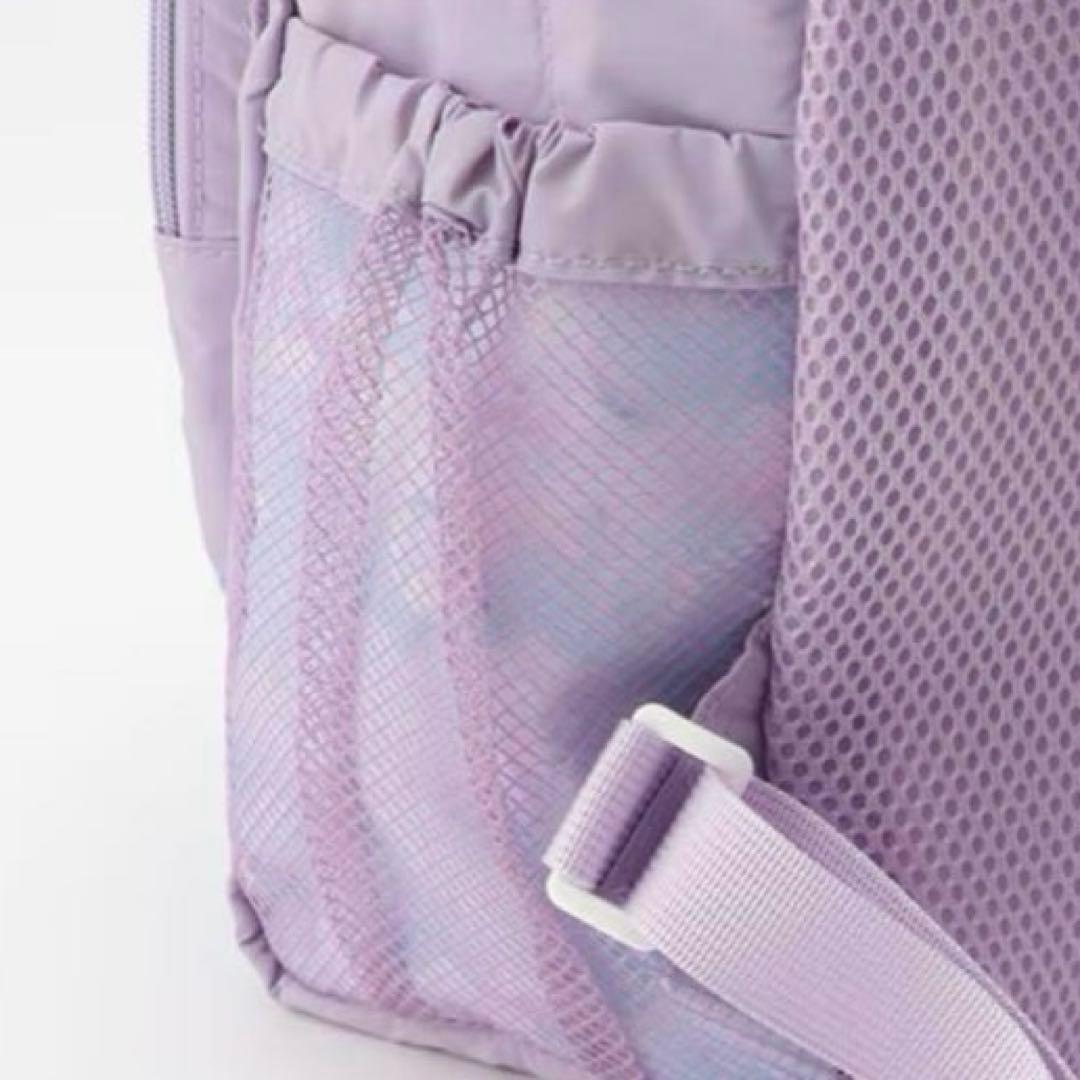 メゾピアノ シャボン玉ユニコーン柄　ナイロンリュック　中