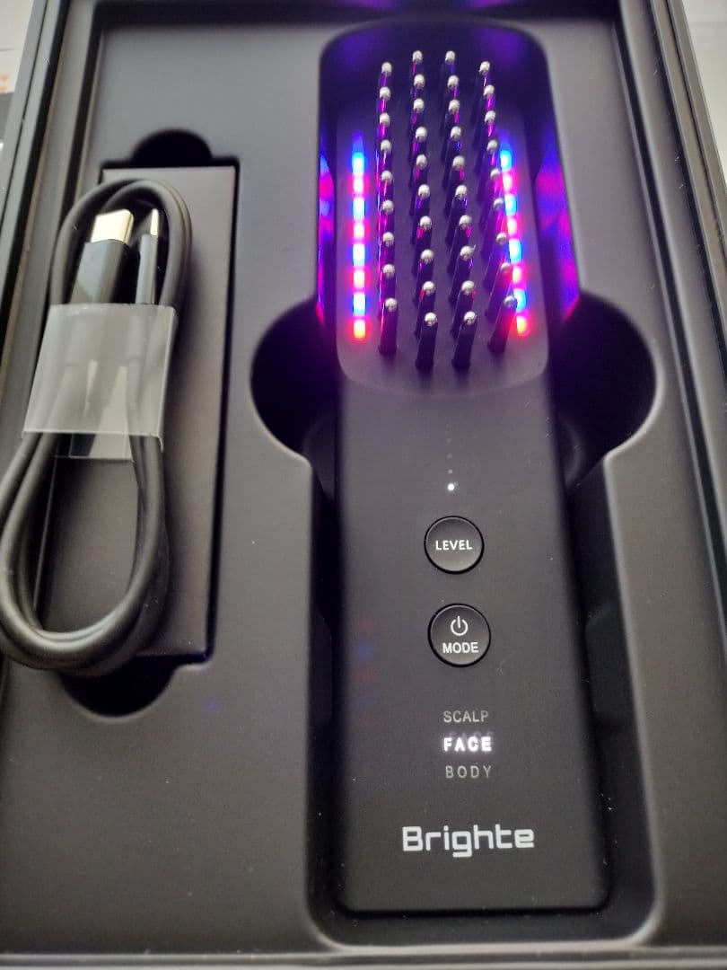 【超美品】Brighte ELEKI BRUSH+ 美顔器　エレキブラシプラス