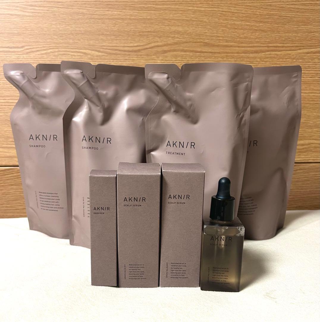 【AKNIR】シャンプー トリートメント スカルプセラム