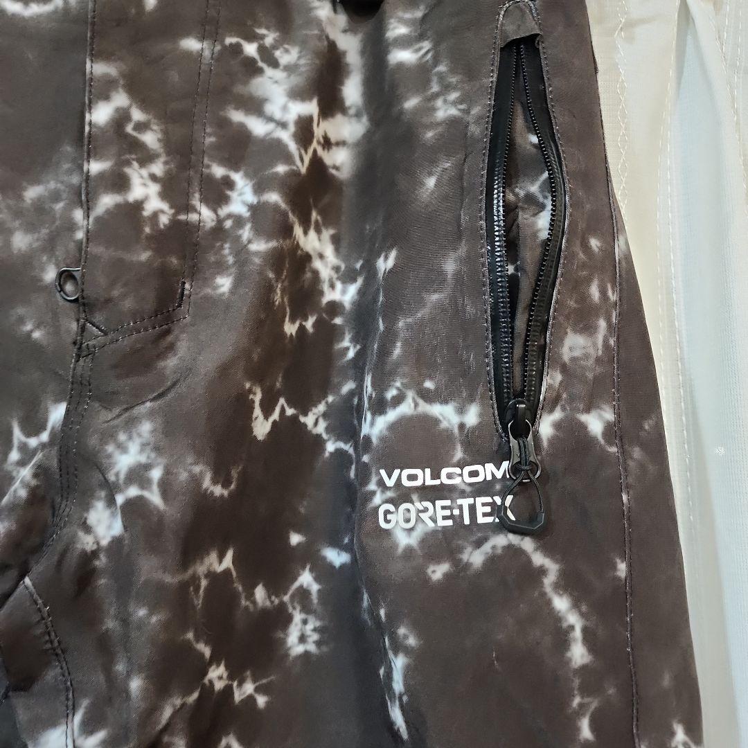 【美中古】VOLCOM スノーボードフェア パンツ Sサイズ GORE-TEX