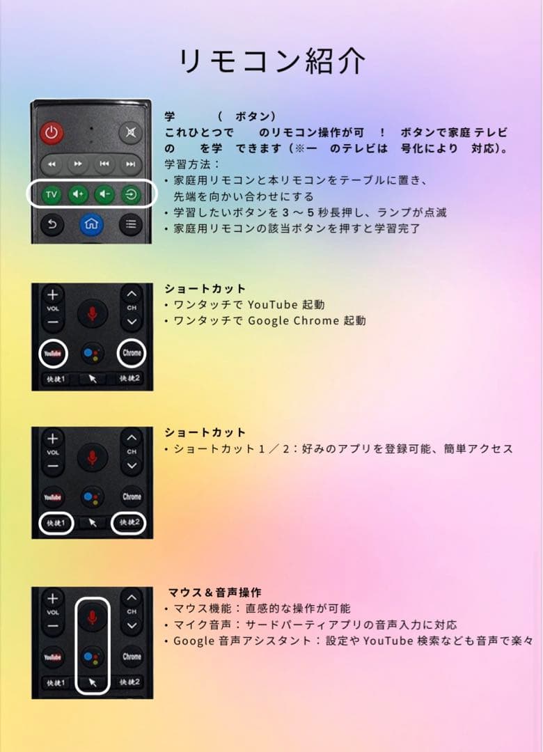 新品夢想TVボック/4K UHD画質/日本語取扱説明書付き/日本初上陸