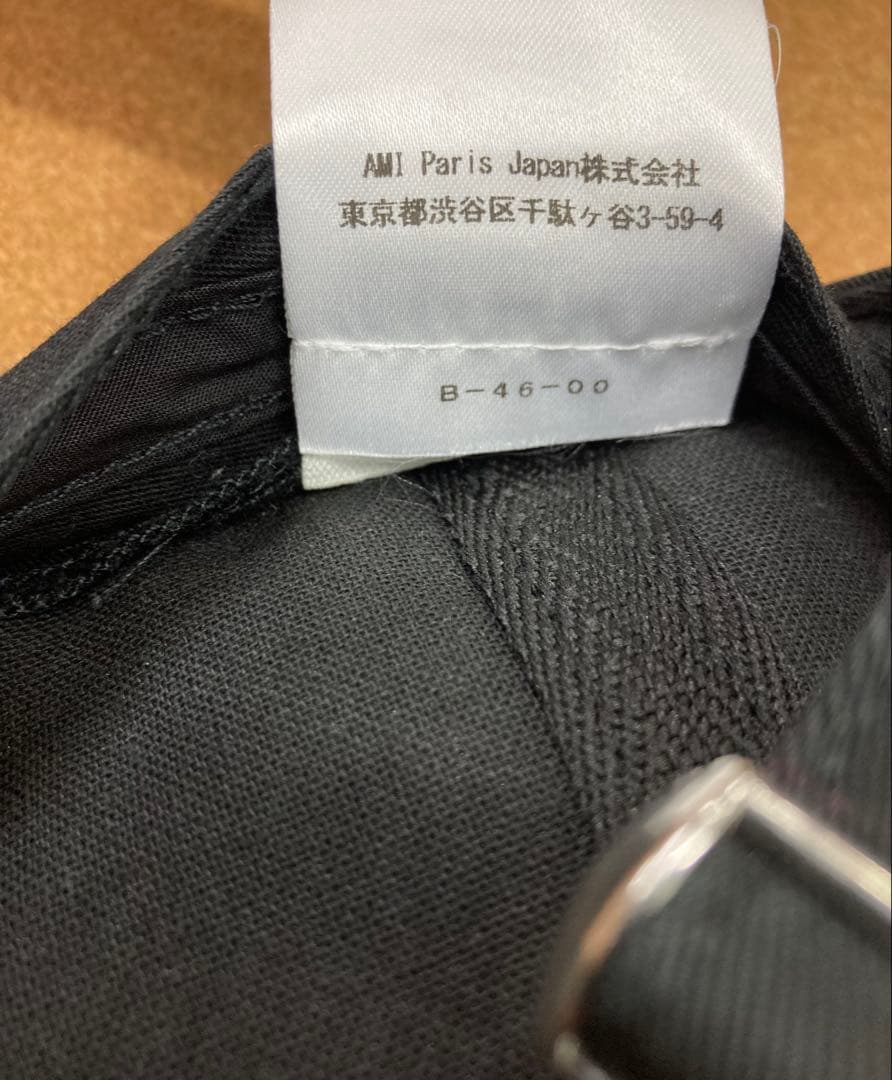 ami paris ベースボールキャップ ハート刺繍