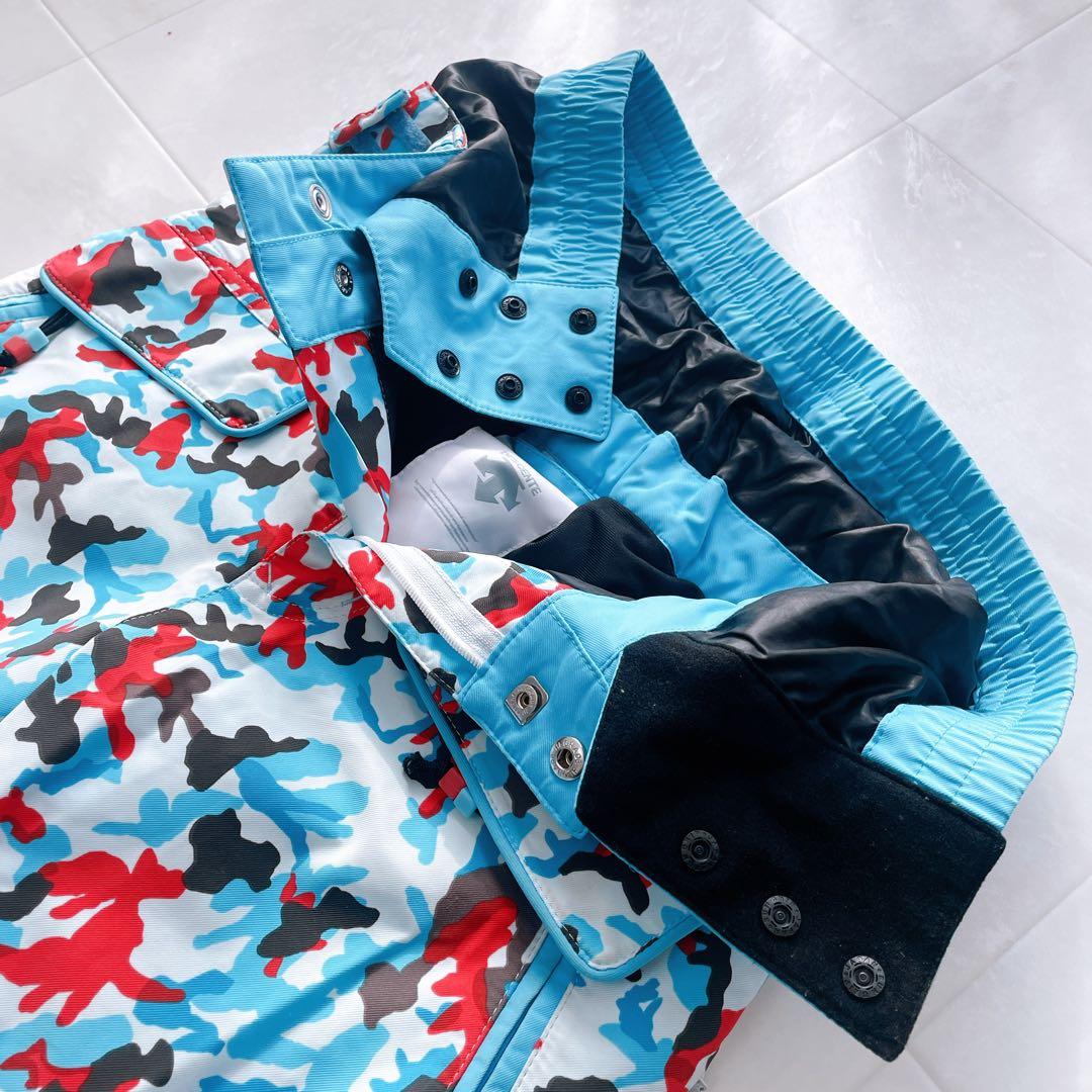 DESCENTE✨デサント HEAT NAVI スキー スノボウェア カモフラ柄