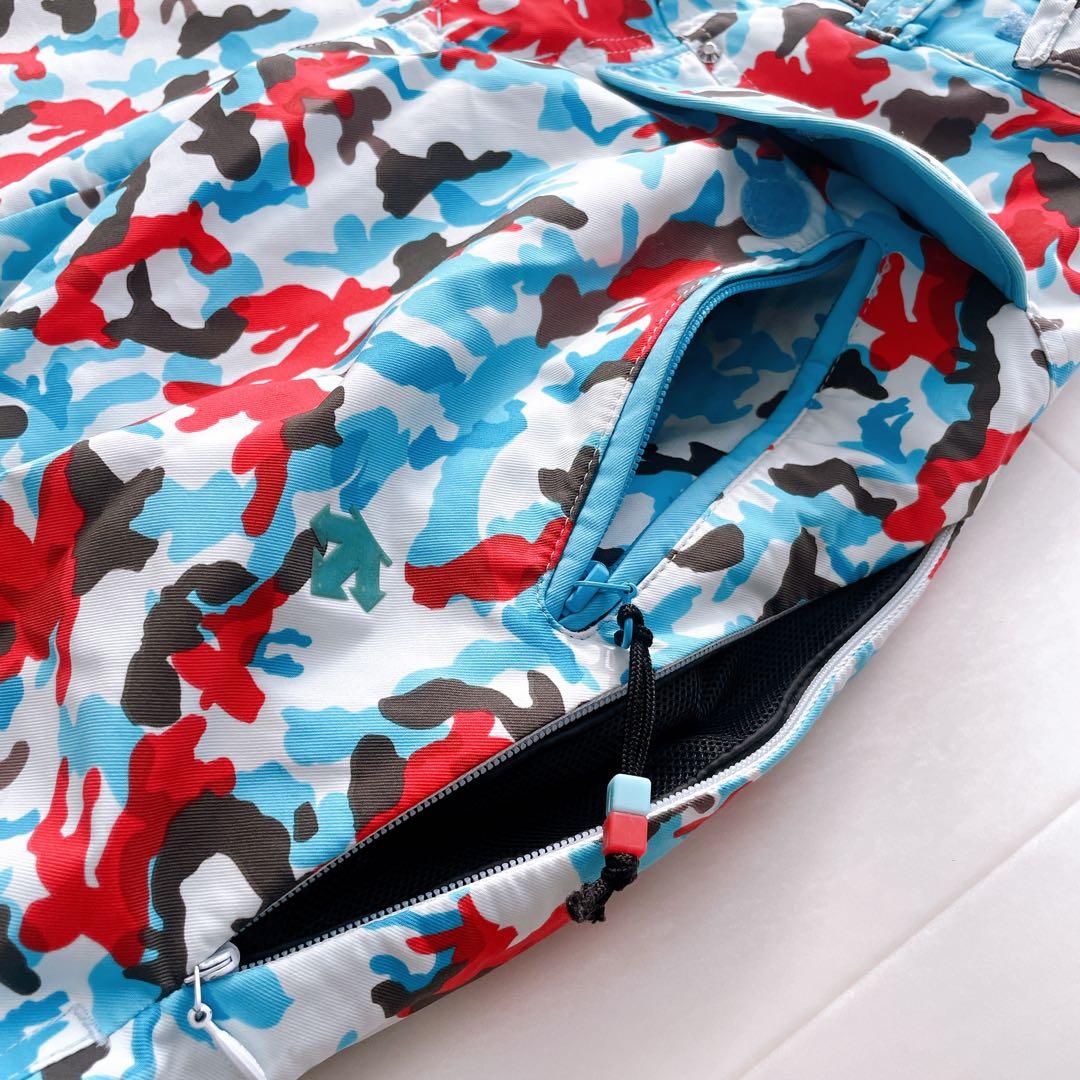 DESCENTE✨デサント HEAT NAVI スキー スノボウェア カモフラ柄