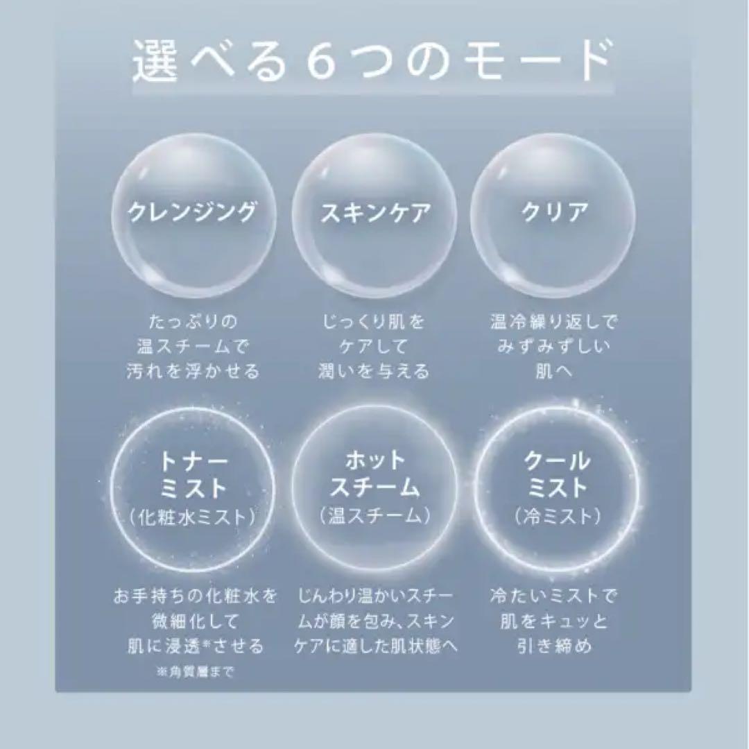 SALONIA ピュアブライト スチーマー 美顔器 フェイススチーマー 美容