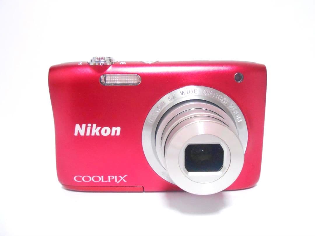 【お値下げ歓迎・美品】　ニコン　Nikon COOLPIX S2900 レッド