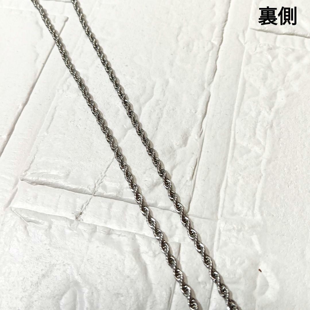 2114【即完売品】flexwitme ロゴ ネックレス シルバー 喜平