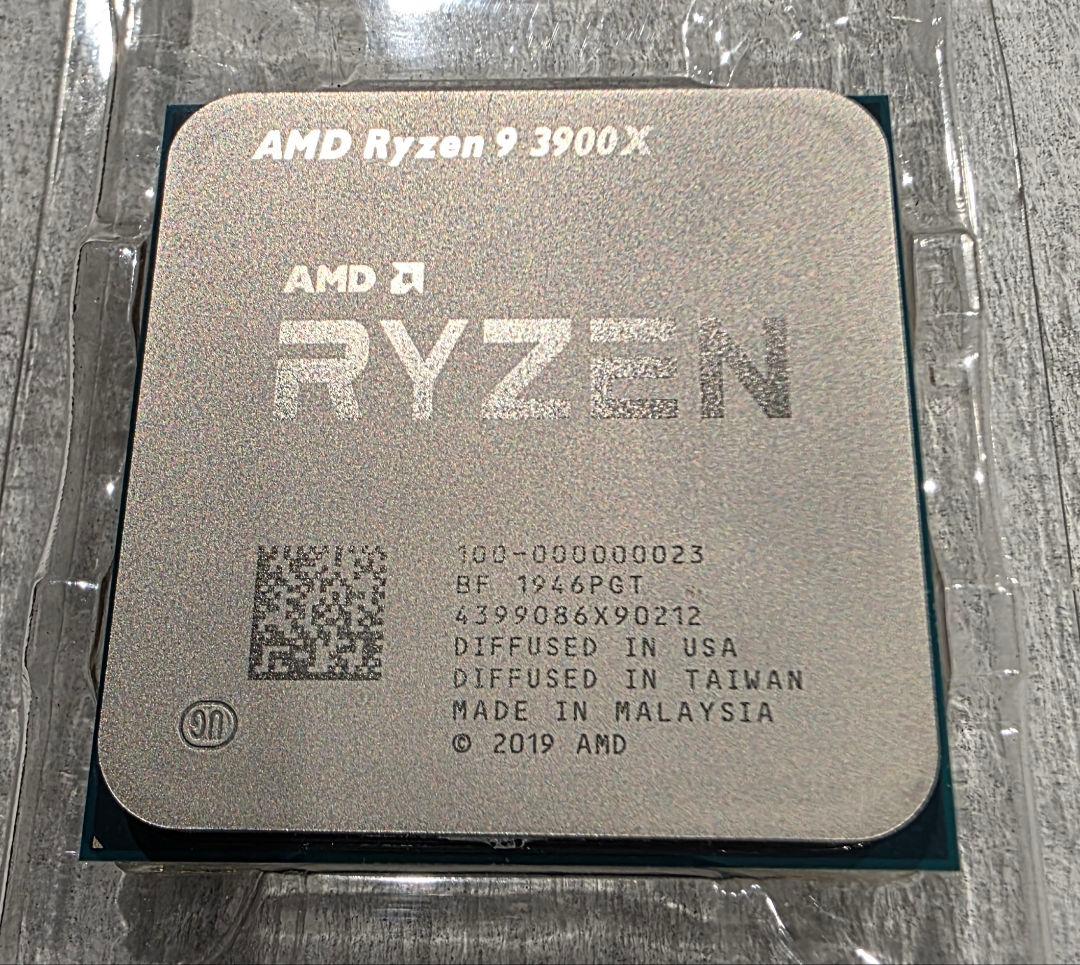 AMD Ryzen9 3900X【動作確認品】