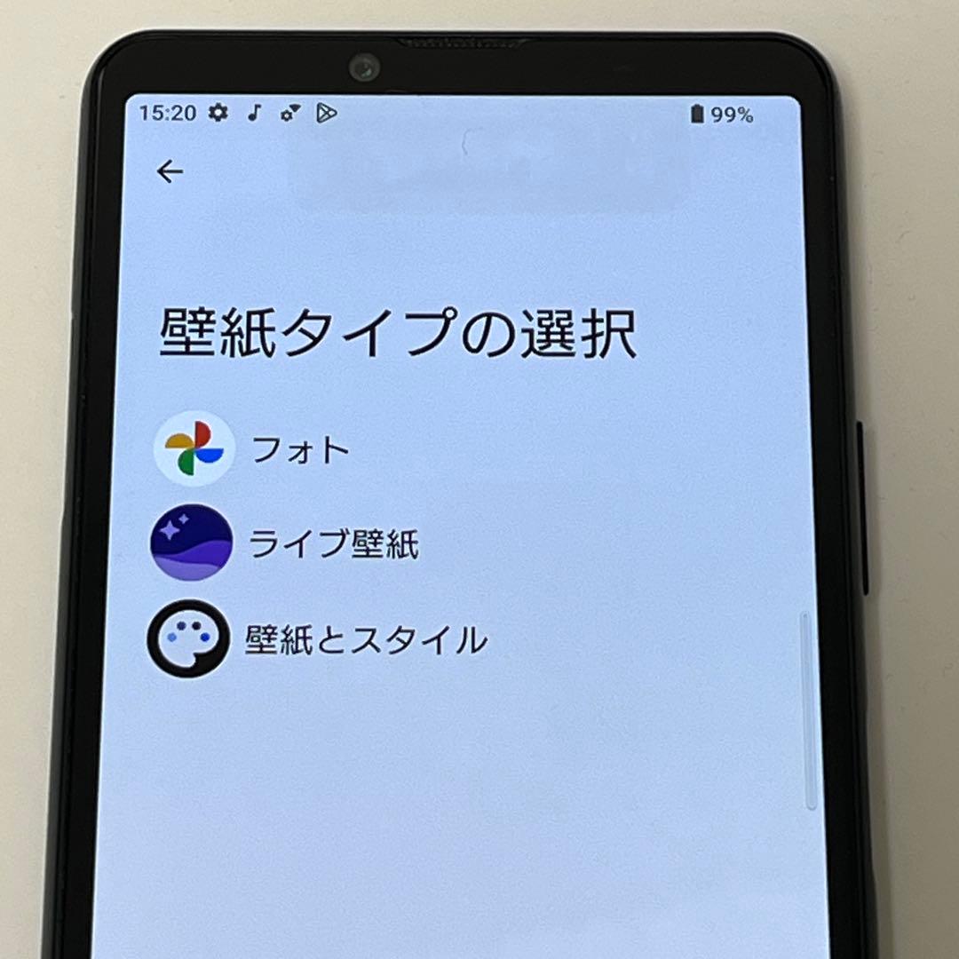 Xperia 10 III SOG04 ブラック au SIMロック解除済み❺