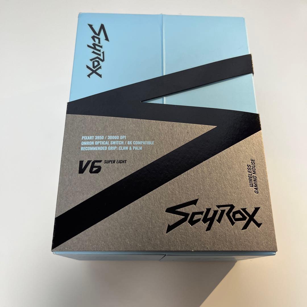 SCYROX V6 超軽量 水色マウス 本体