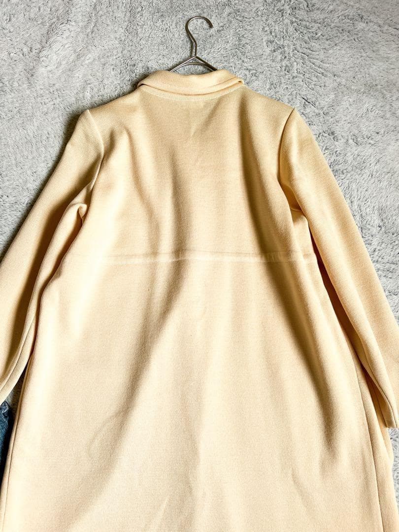 【FOXEY】フォクシー ウール100% ロングコート 金釦 アイボリー 38