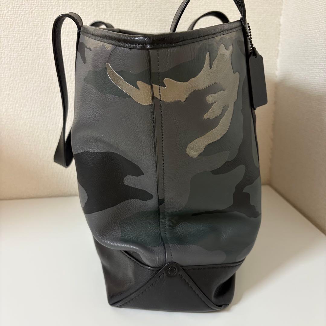 COACH コーチ 迷彩柄 トートバッグ　カモフラージュ　グレー