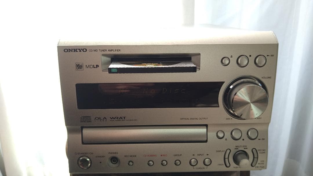 ONKYO FR-7GX （CD/MD チューナーアンプ）動作品