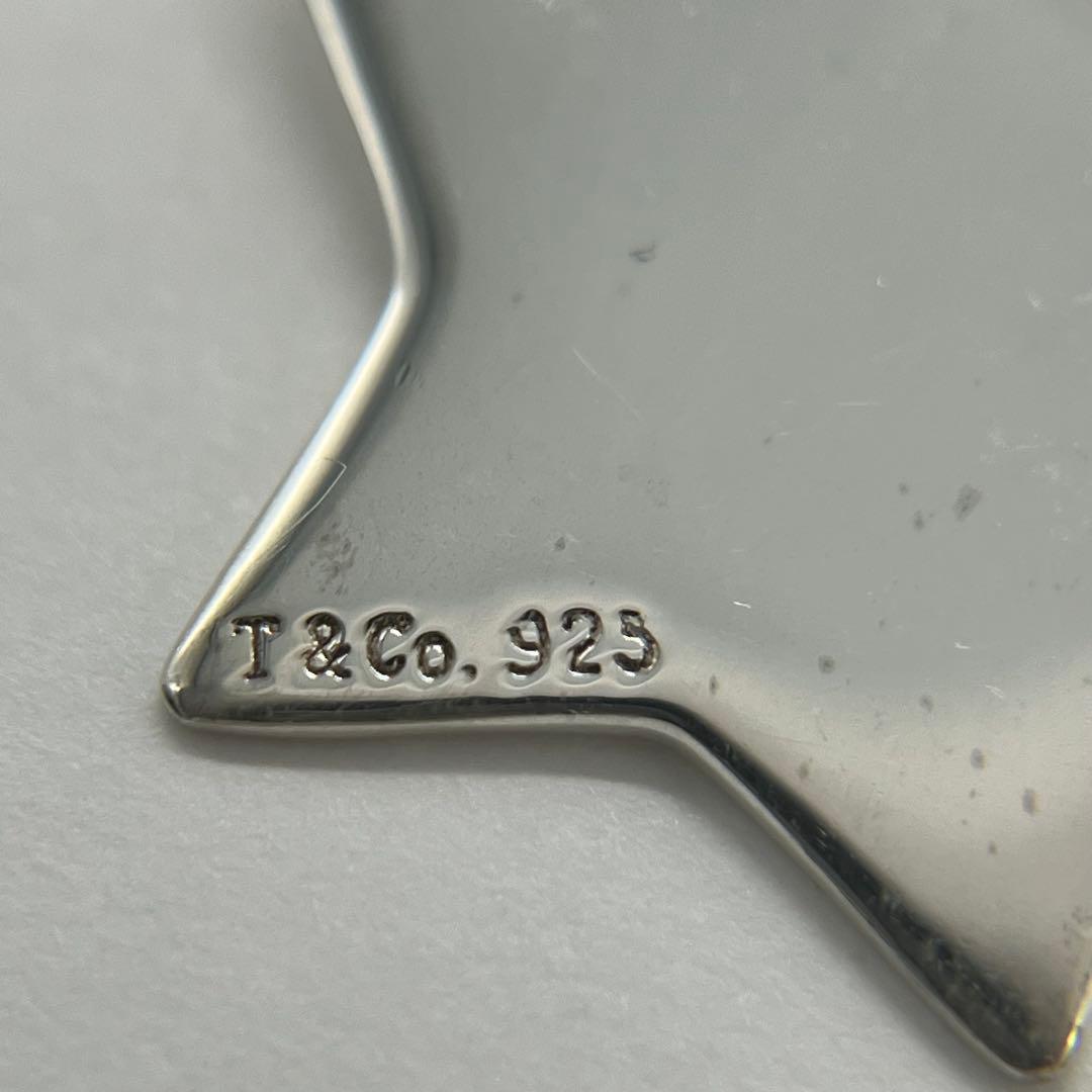 ティファニー TIFFANY スター キーリング キーホルダー 希少 SV925