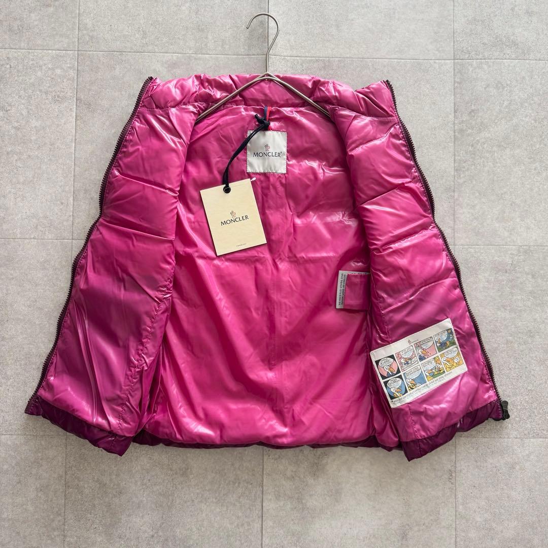 モンクレール　GHANY　ガーニー　ダウンベスト　紫　2　タグ　ロゴワッペン