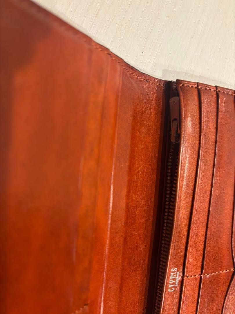 し*い様 美品　CYPRIS キプリス　コードバン　長財布　小銭入れ　カード入れ