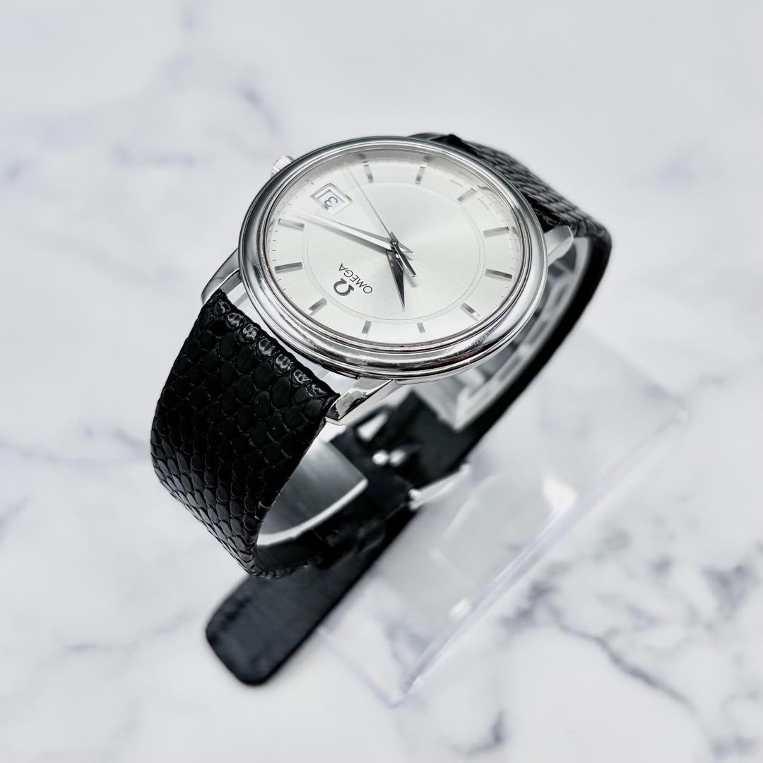 【美麗／OH済】オメガ デ・ヴィル プレステージ デイト 4810.31.01