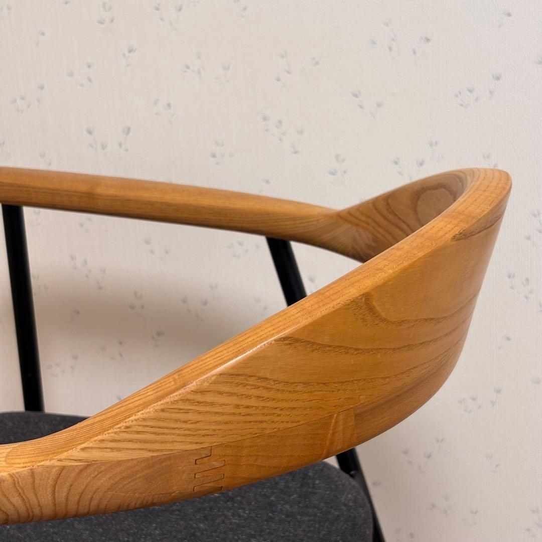 【美品】①関家具 シーブチェア RY-101 CR679　2脚〜引取可能