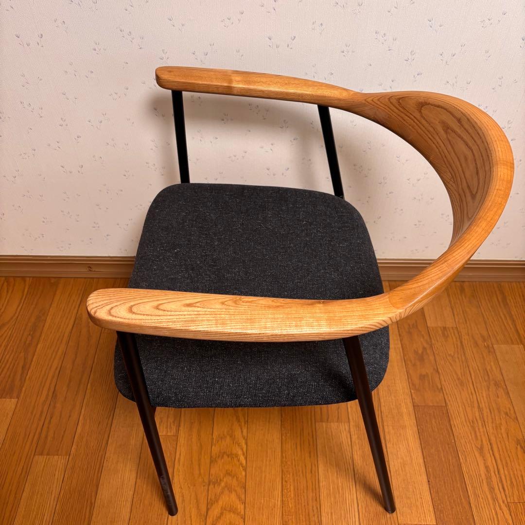 【美品】①関家具 シーブチェア RY-101 CR679　2脚〜引取可能