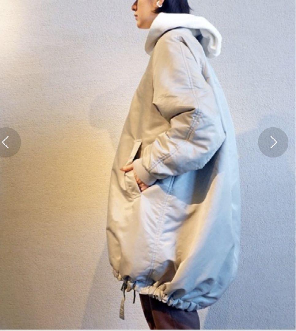 journal standard luxe　ナイロンナカワタミリタリーリブコート