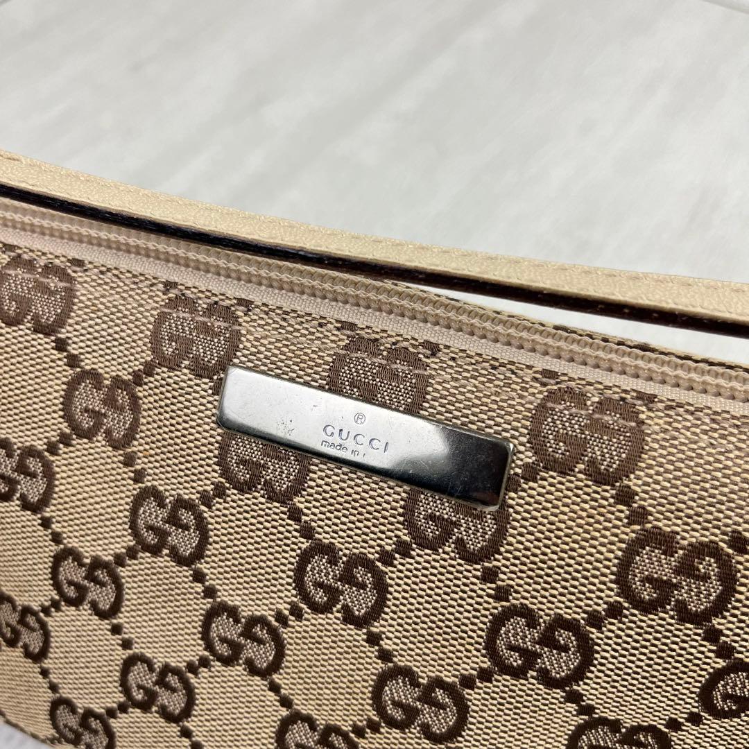 極美品✨ GUCCI グッチ ハンドバッグ アクセサリーポーチ GG キャンバス