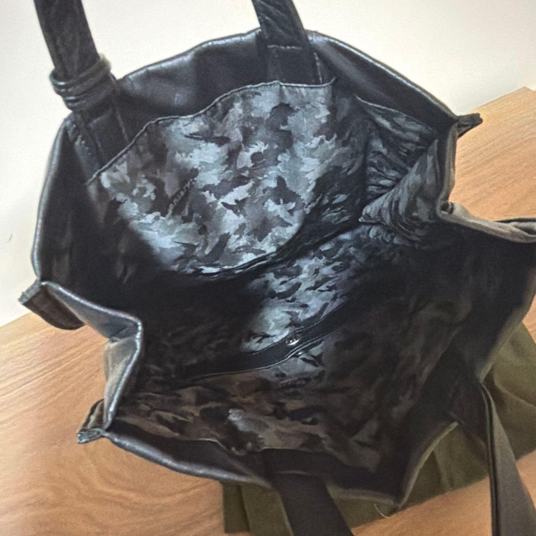 未使用に近い⭐︎aniary. 黒 レザートートバッグ A4 ビジネス