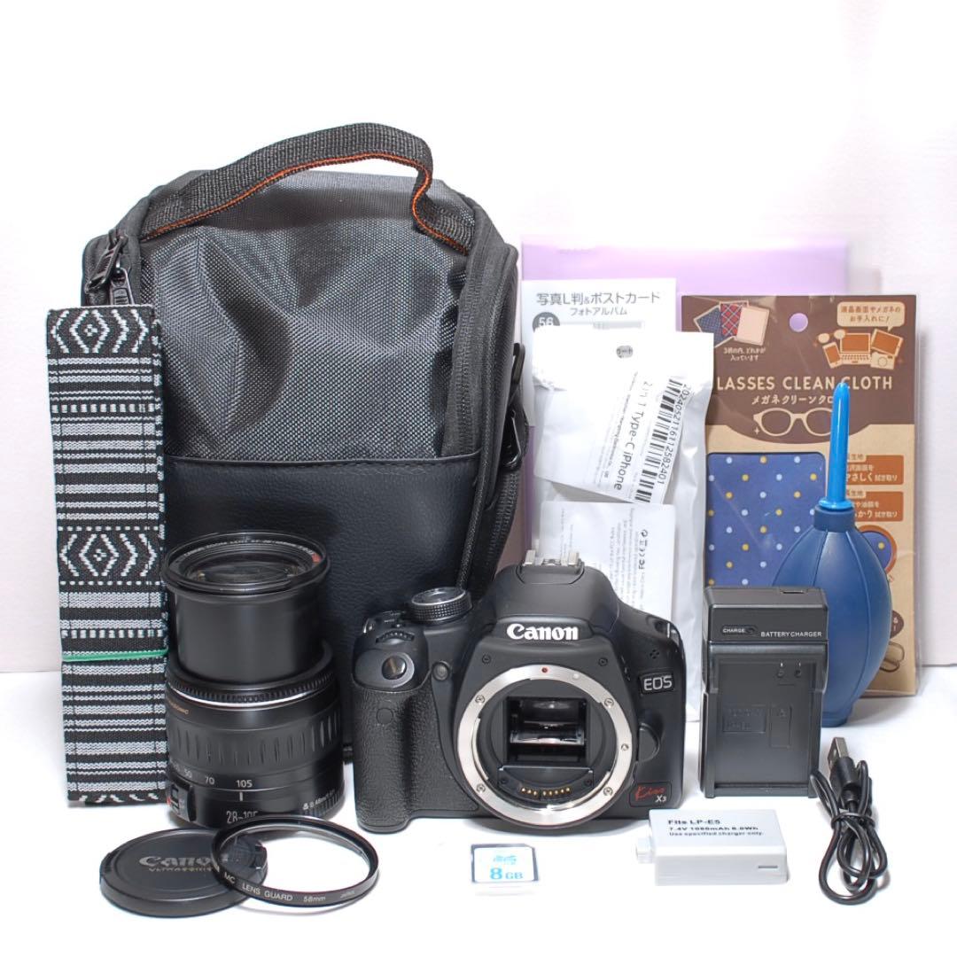 ✨ママさんに大人気✨Canon Kiss X3✨ シングルレンズ✨入門機✨