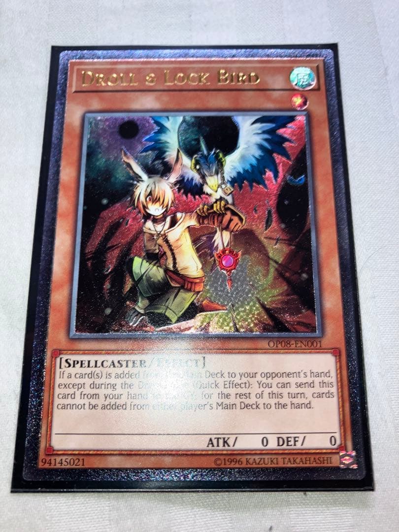 【遊戯王】ドロール＆ロックバード　英語　EU版　レリーフ　3枚