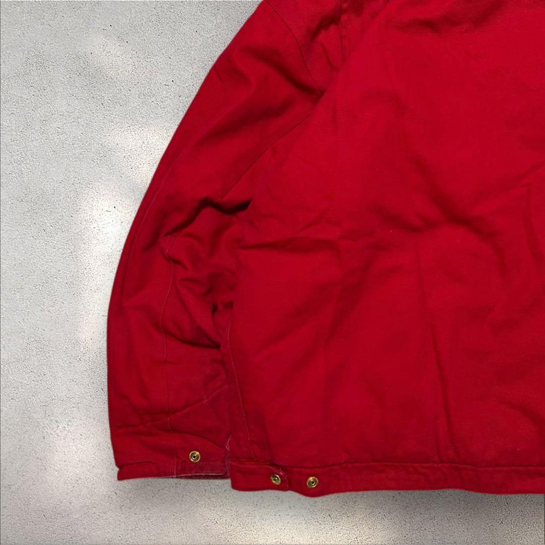 希少USA古着 00sデトロイトジャケットキルティングライナー襟コーデダック地