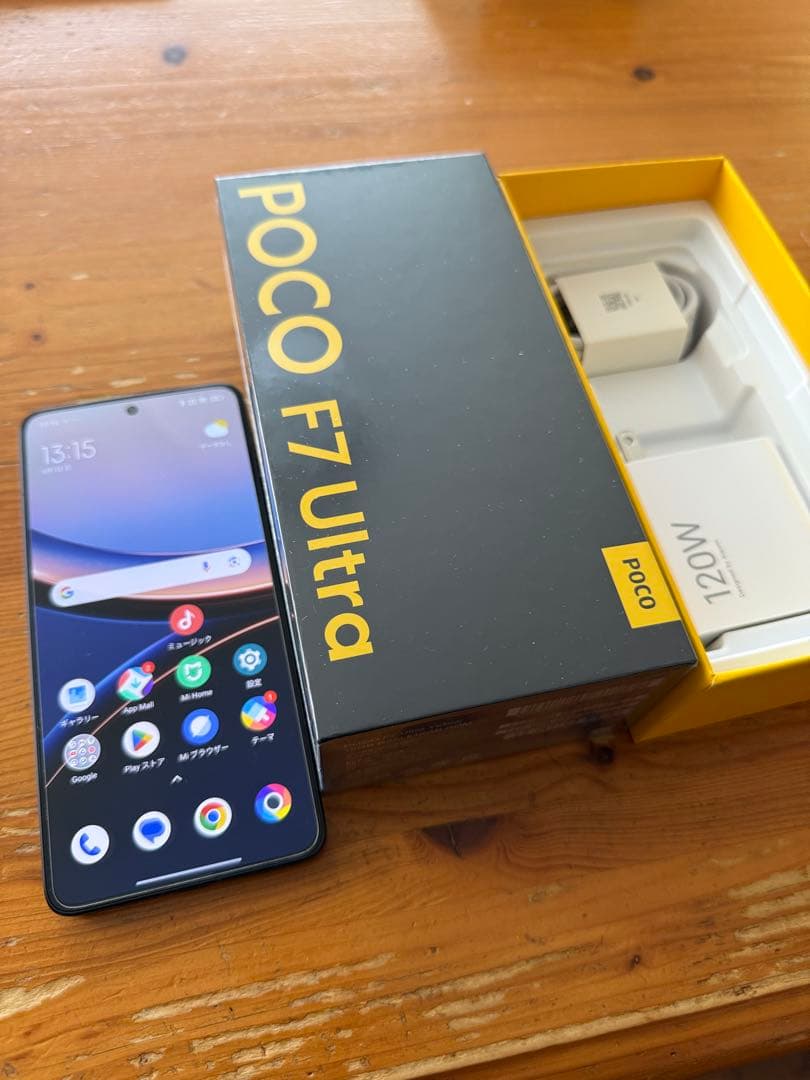 【美品開封品国内版】POCO F7 Ultra yellow 16/512GB