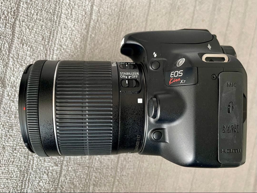 ほぼ未使用CanonキヤノンEOS Kiss X7元箱、取説付