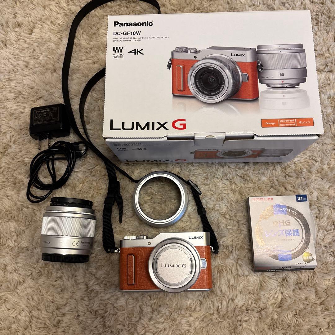 LumixGF10【ブラウン】レンズカバーのおまけ付き