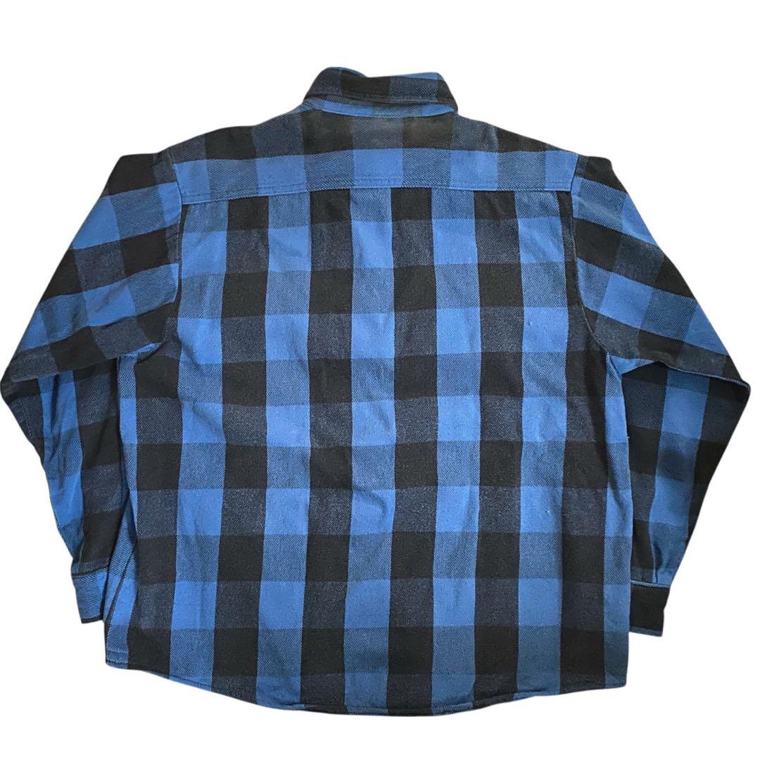 122　FIVE BROTHER 90's ヘビーネル　青　黒　L