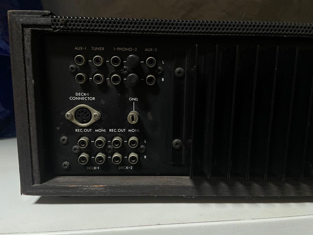 LUXMAN L-80V 音出しOK ジャンク プリメインアンプ メペ