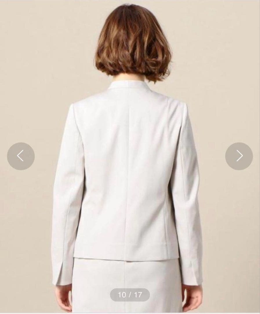 BEAUTY&YOUTH ノーカラーパンツスーツ