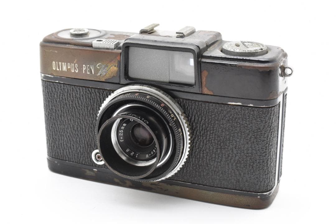 レアなフード付 オリンパス PEN W 25mm F2.8 カメラ