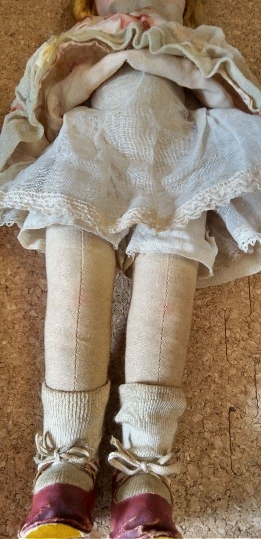 三越ドール　フラーティアイ　大正　昭和　サクラビスク　人形