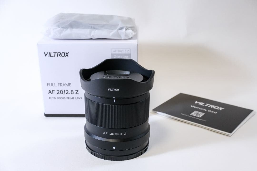 美品　VILTROX AF 20/2.8 Z 単焦点Nikonニコン　Zマウント
