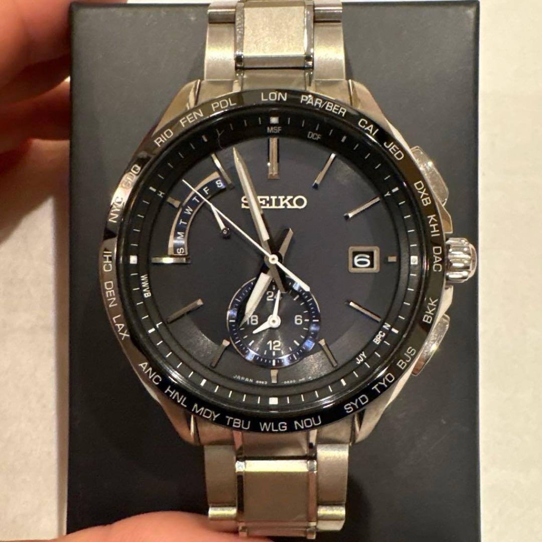 SEIKOブライツ （BRIGHTZ） 8B63ソーラー電波腕時計SAGA235