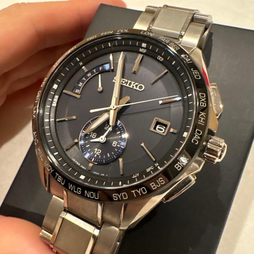 SEIKOブライツ （BRIGHTZ） 8B63ソーラー電波腕時計SAGA235