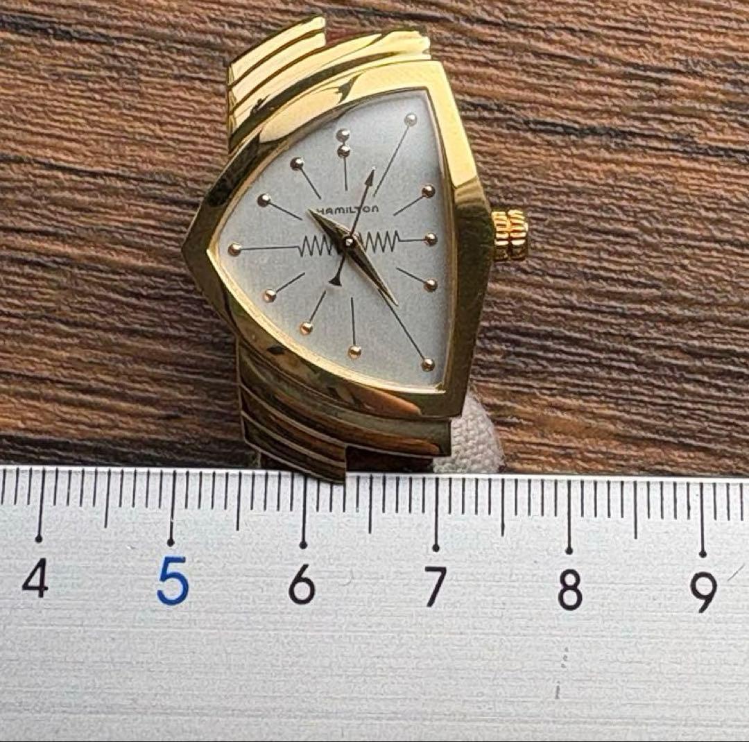 ジャンク Hamilton ハミルトン ベンチュラ ゴールド 6334