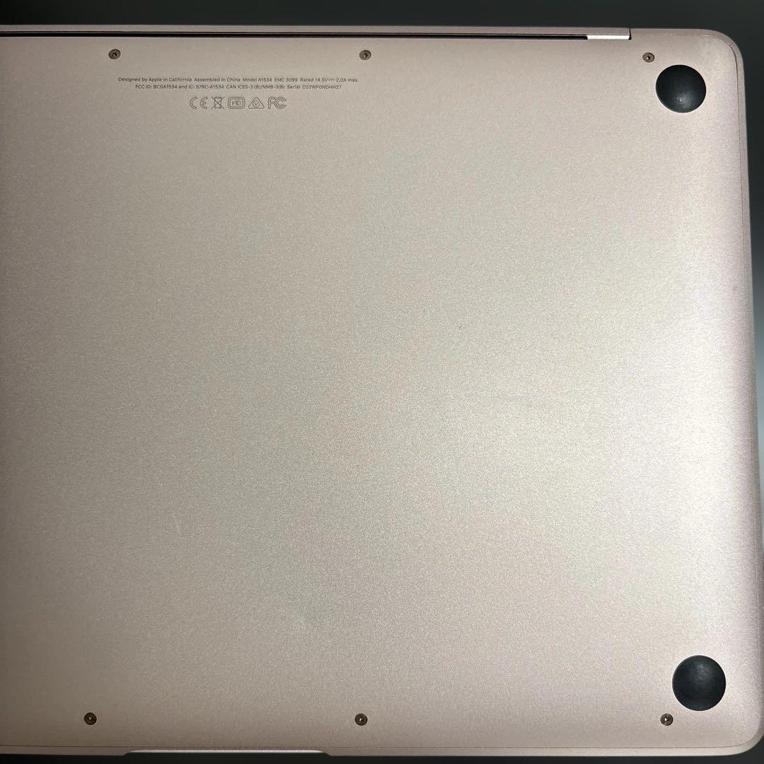 【美品】MacBook Retina 2017年モデル A1534 256GB