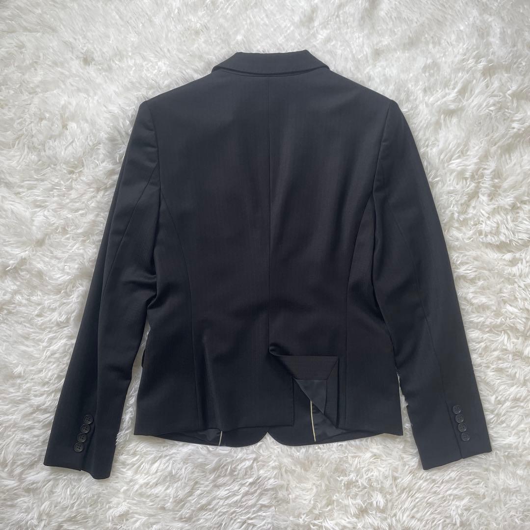 【美品】23区 オンワード樫山 セットアップ パンツスーツ ストライプ 38