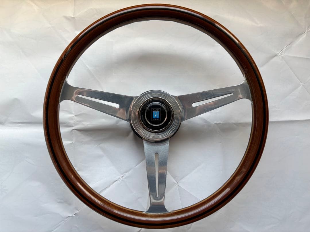 NARDI 1985年 ナルディ wood 36.5φ リング➕ホーンボタン付き