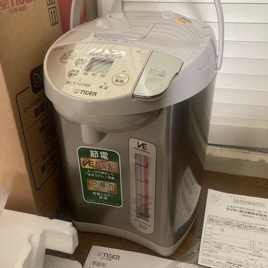 タイガー VE電気魔法瓶保温 とく子さん PIK-A300-C ベージュ3L